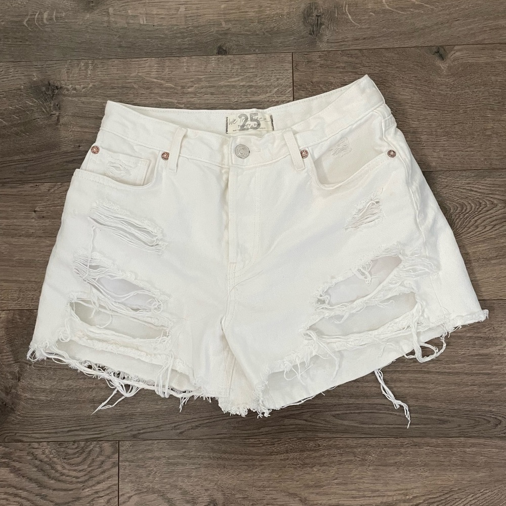 We The Free White Shorts!